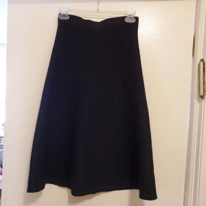 Black Knit Skirt